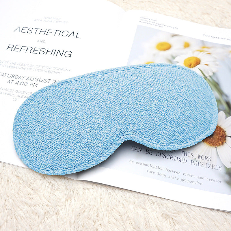 3D blackout eye mask integrated 3D nasal wing breathable elastic band adjustment - Korvel