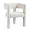 Beige Contemporary Fabric Upholstered Accent Chair