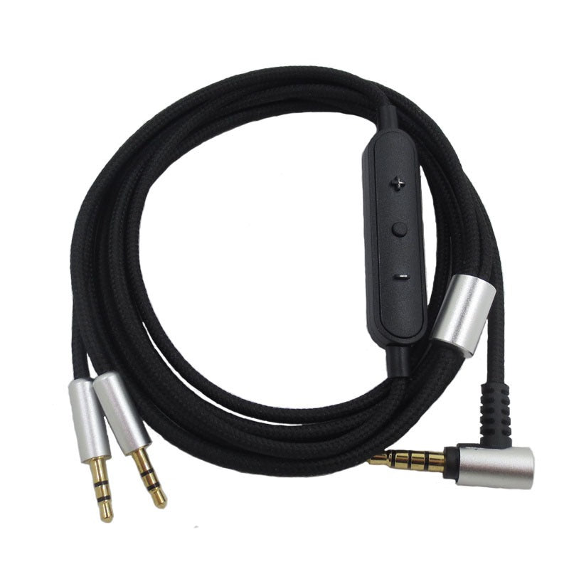 Suitable for Republic V8 V10 V12 Xiaomi Head mounted Earphones Bold Upgraded Earphone Cable - Korvel