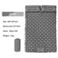 Outdoor double inflatable sleeping pad – with built-in pillow & pump, for camping, backpacking, hiking. - Korvel