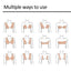 Invisible Elastic Fabric Chest Strap Anti-Sagging External Expansion Pull Up Chest Elastic Tape Invisible Chest Lift Tape - Korvel