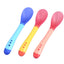 Ensemble de 3 cuillères en silicone pour bébé