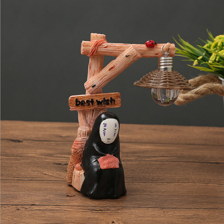 Creative Children's Graduation Gift Cartoon Faceless Male Night Light Gift for Boyfriend and Girlfriend Birthday Ornament - Korvel