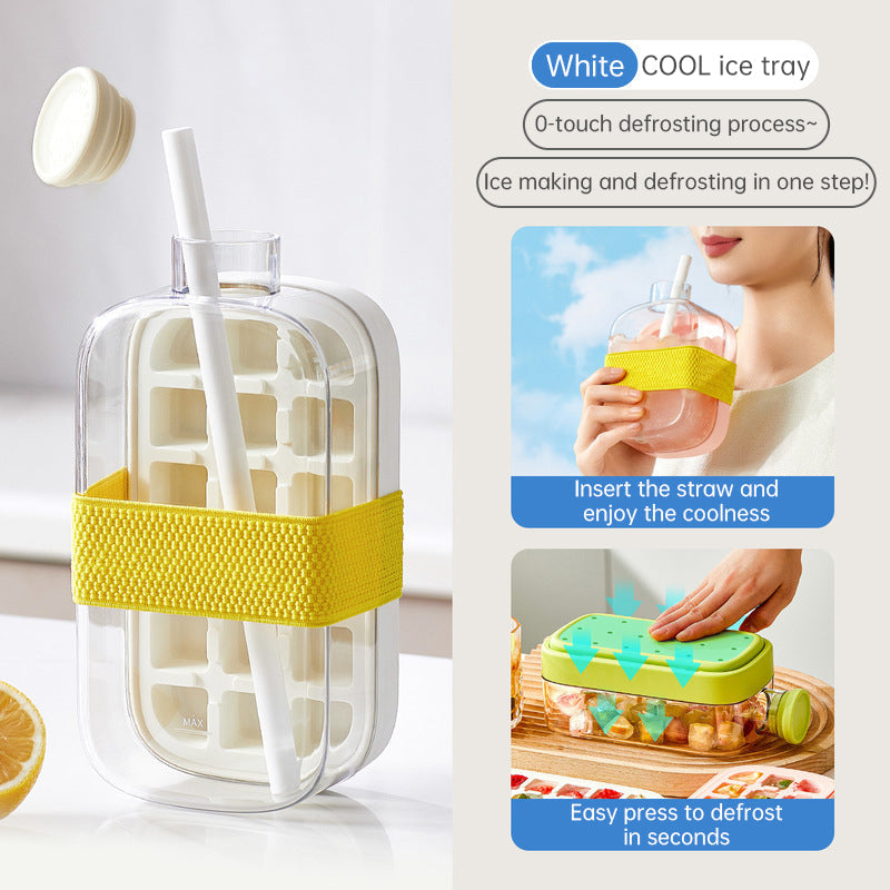 Ice - covered tray; freezer - overflow prevention ice tray - Korvel