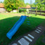 XSL003 2.2M kids plastic slide indoor Freestanding playground equipment children plastic slide kids indoor slide blue - Korvel