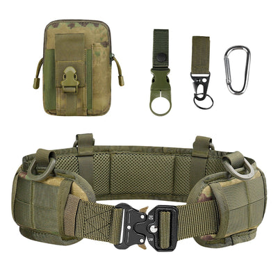 Multi Functional Quick Disassembly Tactical Belt Waist Cover Outdoor Training Cobra Belt Nylon Waist Belt Suit - Korvel