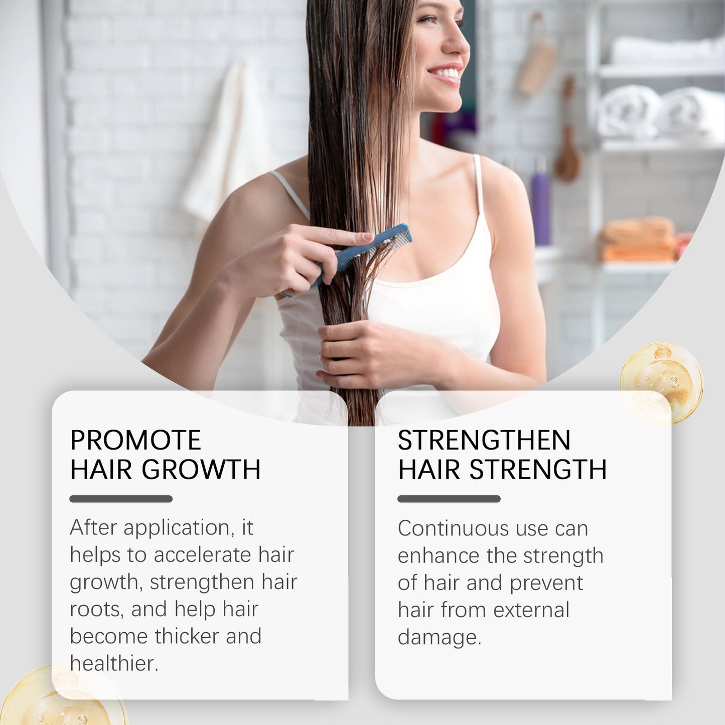 Black Castor Hair Care Oil Nourishes Hair And Scalp Smoothing Repair Perm Essence Hair Care Oil - Korvel