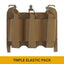 Outdoor 5.56 Triple Magazine Pouches Tactical Pouch Molle Mag Pouch for Hunting Vest - Korvel