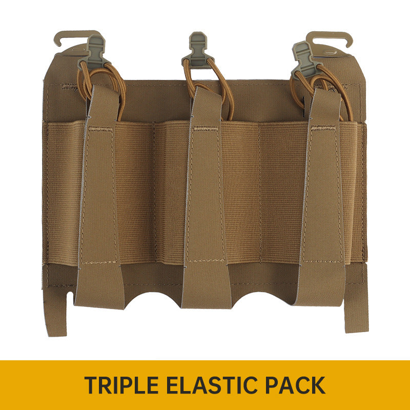 Outdoor 5.56 Triple Magazine Pouches Tactical Pouch Molle Mag Pouch for Hunting Vest - Korvel