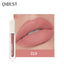 QIBEST Silky Lip Glaze - Brillo Labial No Pegajoso y de Larga Duración