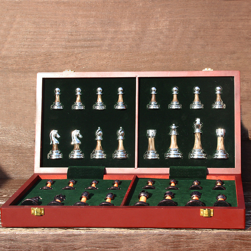 Ensemble d'échecs international premium avec pièces en acrylique
