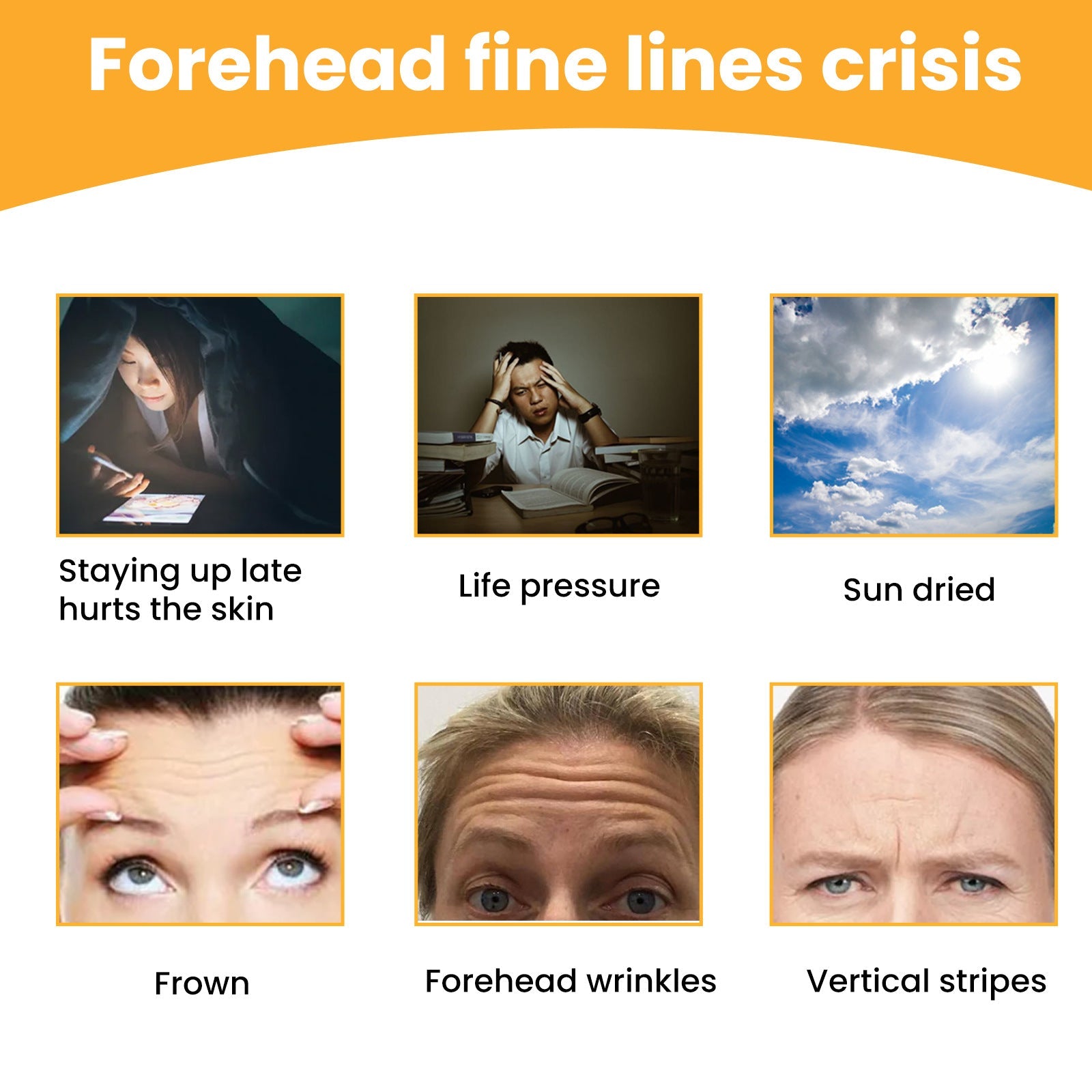 Forehead Wrinkle Patch, Lifts Lightens And Smooths Forehead Wrinkles Facial Skin Forehead Patch - Korvel