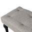 Ottoman Bench 4-thickened Roman Column Feet French Upholstered Bedside Bench For Bedroom Living Room Entryway - Korvel