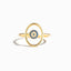 Anillo de Ojo Maligno de Plata Esterlina 925