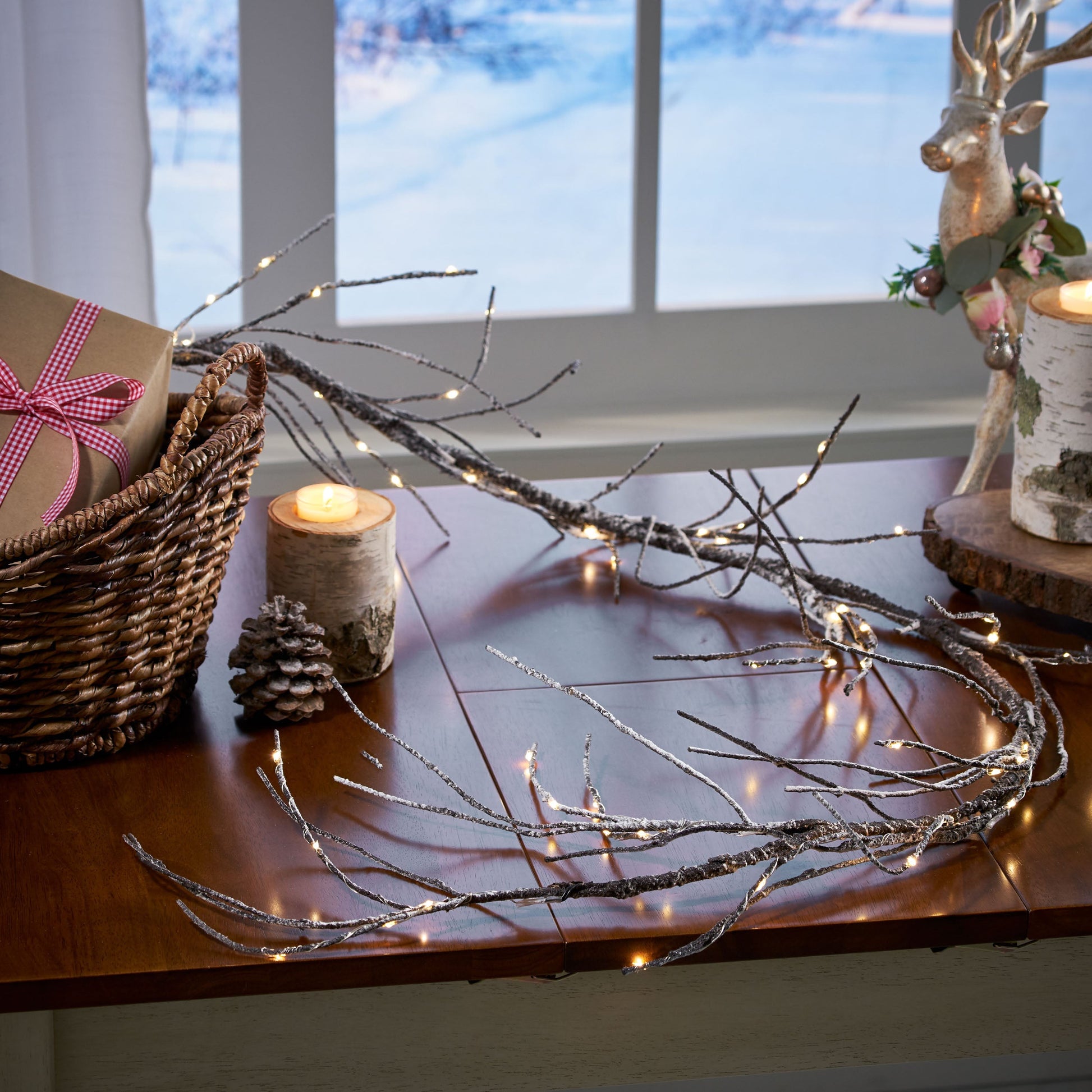 6FT PAPER GARLAND WITH LED LIGHTS - Korvel