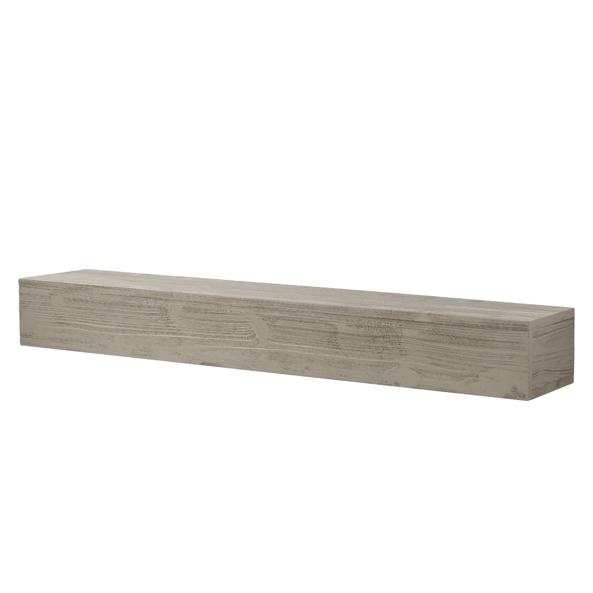 72" Rustic Wood Fireplace Mantel,Wall-Mounted & Floating Shelf for Home Decor - Korvel