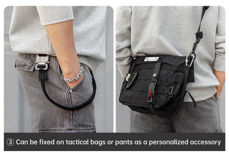 Func. tool rope, equip. tools, phone anti-loss hooks, bag & pant dec. ropes - Korvel