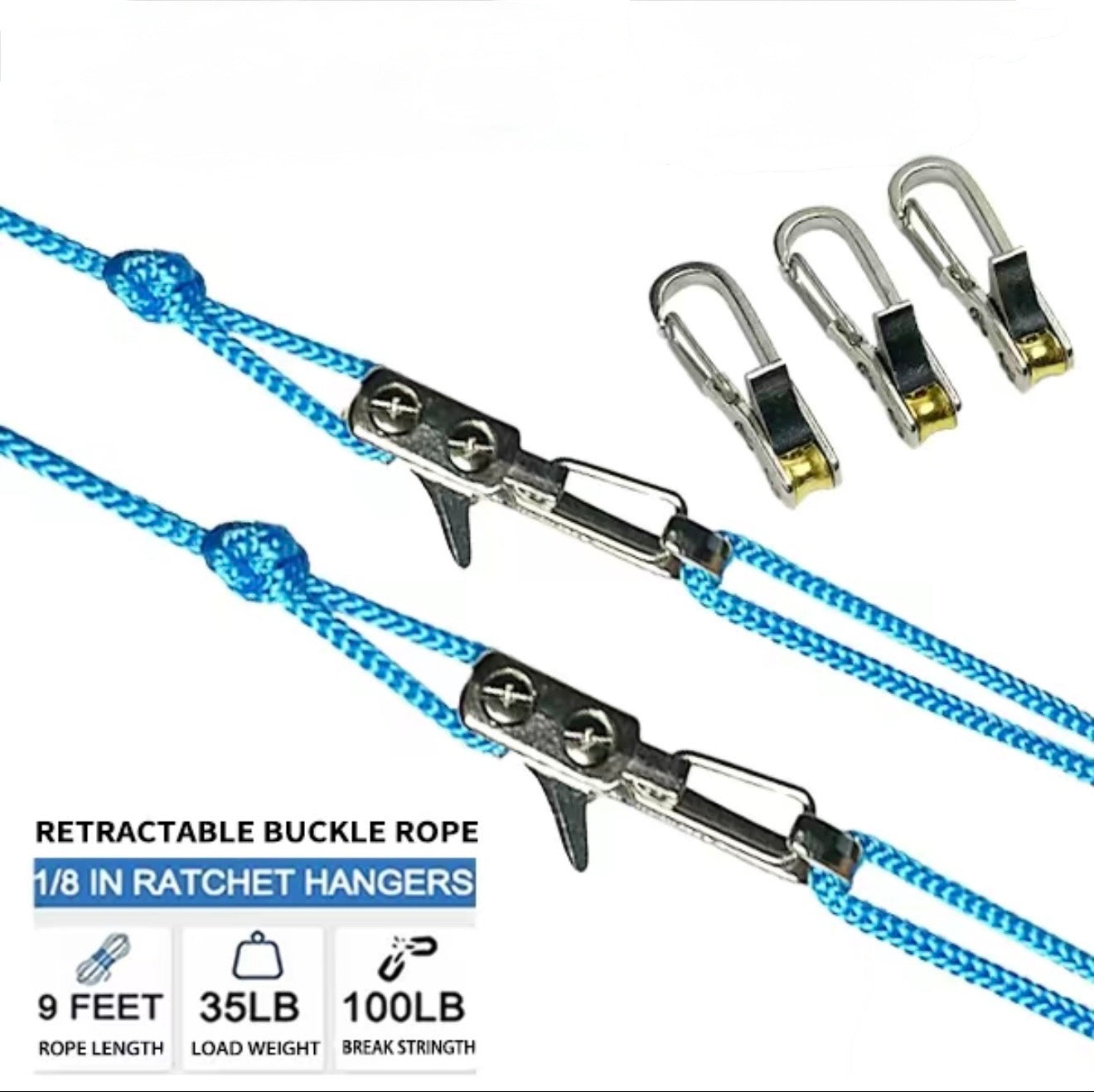 GripLock Rope Roller with 10-Foot Braided Rope