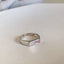 Anillo de Diamante de Circonita de Color Dopamina Love para Mujeres