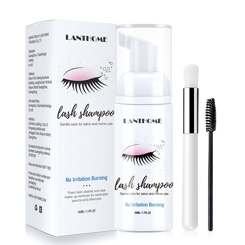 Lian Biquan Eyelash Shampoo Mousse for Gentle Cleansing