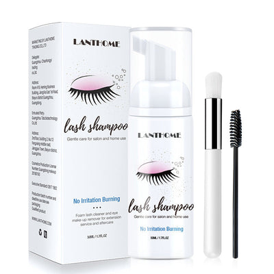 Lian Biquan Eyelash Shampoo Mousse for Gentle Cleansing
