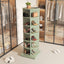 Green 360 Rotating Shoe Cabinet - 6 Layers