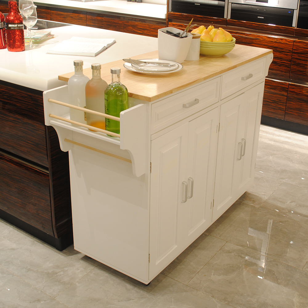 Kitchen Island & Kitchen Cart Mobile Kitchen Island - Korvel