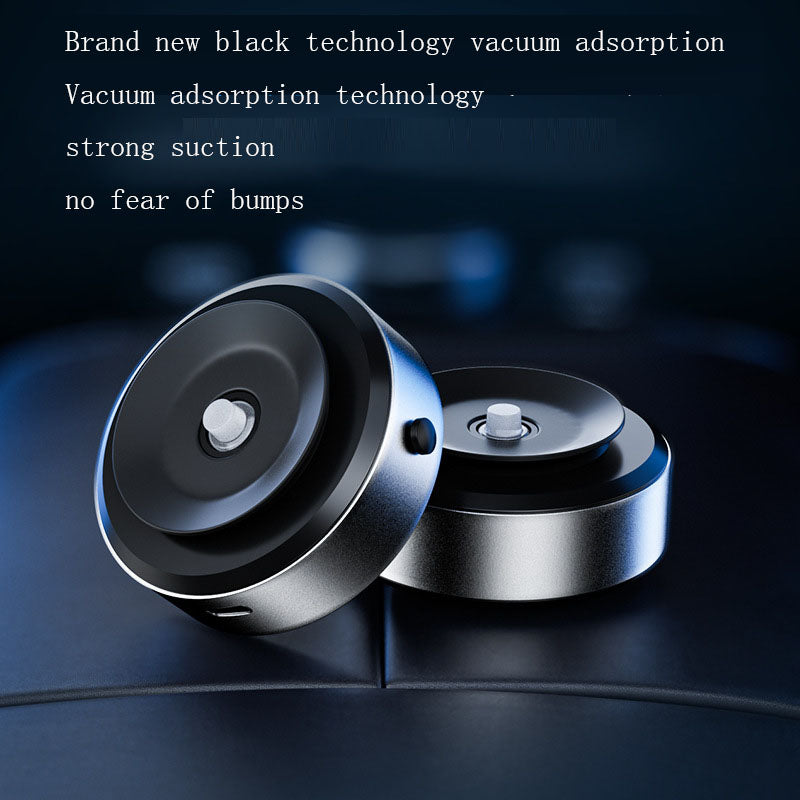 Car mobile phone holder vacuum adsorption display glass car navigation lazy double-sided magnetic mobile phone holder - Korvel
