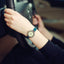 Vintage Leather Bracelet Watch for Women