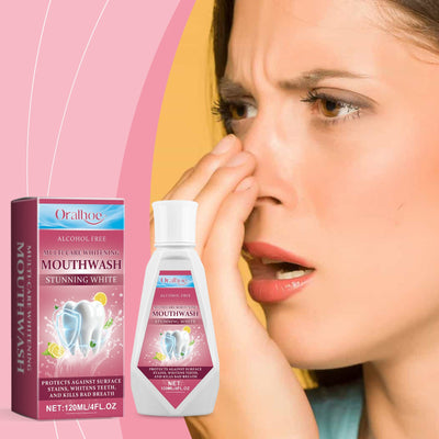 Mouth Care Beauty Mouthwash, Mint Fresh Breath, Gentle And Non-Irritating Gum Care - Korvel