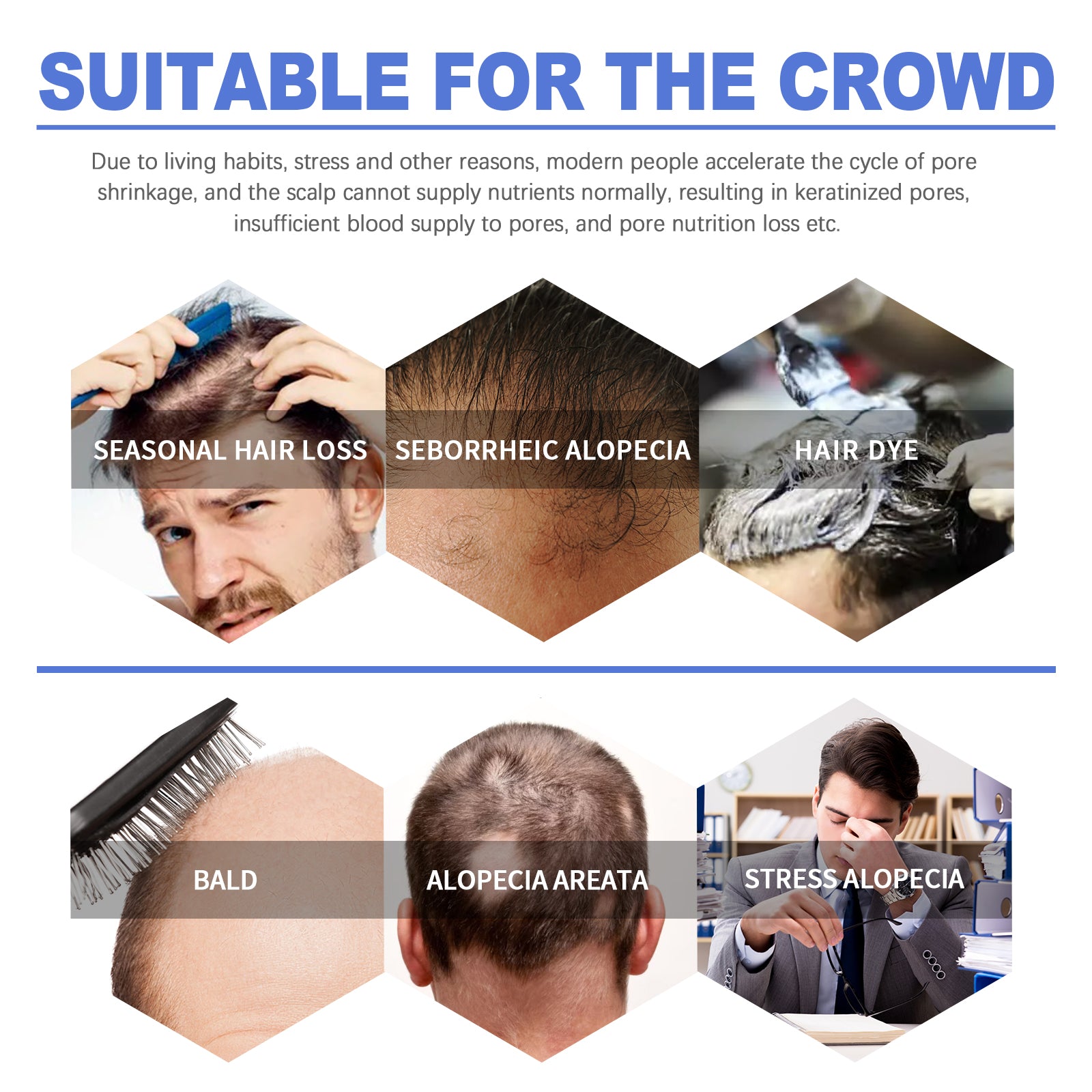 Men's Dense Hair Foam Mousse, Clean Repair Hair Root, Dense And Moisturizing Hair Mousse - Korvel