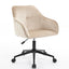 Velvet Office Desk Chair, Modern Home Desk Chair with Wheels , Vanity Chairs for Living Room, Bedroom,Study Room - Korvel