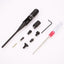 Red Dot Laser Boresighter Bore Sighter Kit for Hunting .22 to .50 Caliber Rifles - Korvel