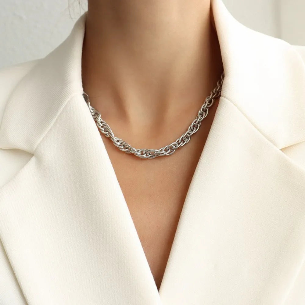 Titanium Steel Chain Necklace - Korvel