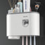 Automatic Toothpaste Squeezer & Toothbrush Holder Set