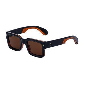 Fashionable boxy sunglasses for men with a simple frame that can be paired with nearsighted glasses - Korvel
