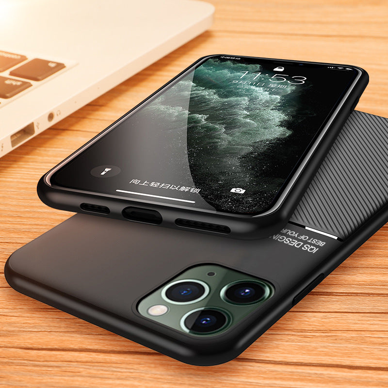 iPhone13PRO MAX mobile phone case for Apple 13TPU soft edge 11 car magnetic suction 13 protective cover - Korvel