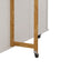Elegant Kitchen Island Cart with Storage and Spice Rack