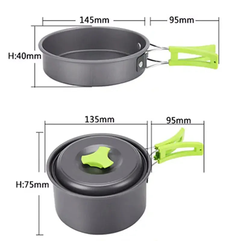 Kit de Utensilios de Camping Premium para Exterior