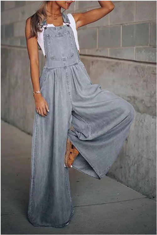 Salopette en denim pour un style sans effort