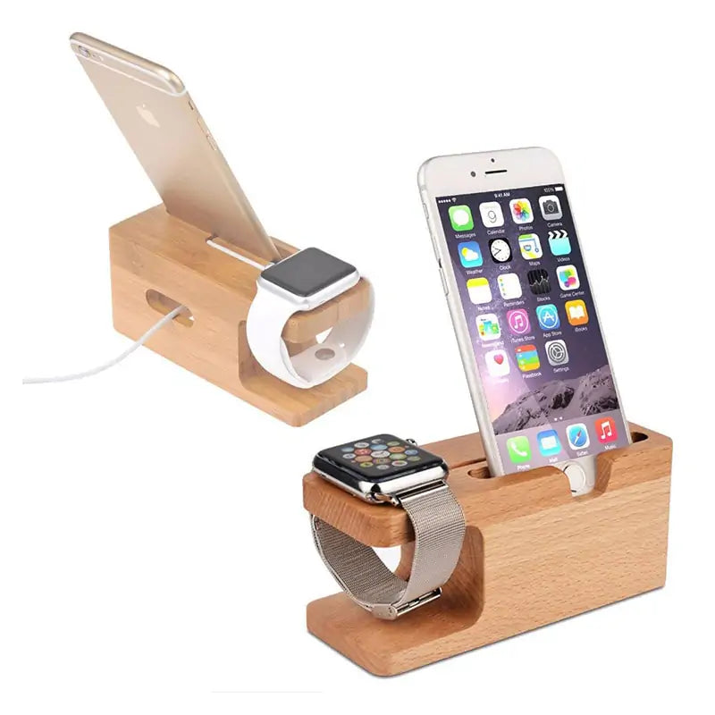 Elegant Wood Charger Station for Organized Charging