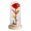 Enchanted Glass Rose Decoration for Home Decor
