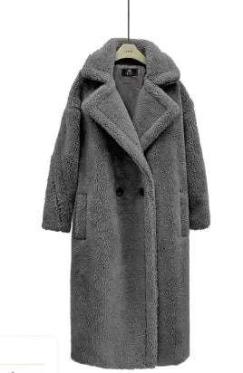 Manteau Long en Cachemire d'Agneau pour l'Hiver