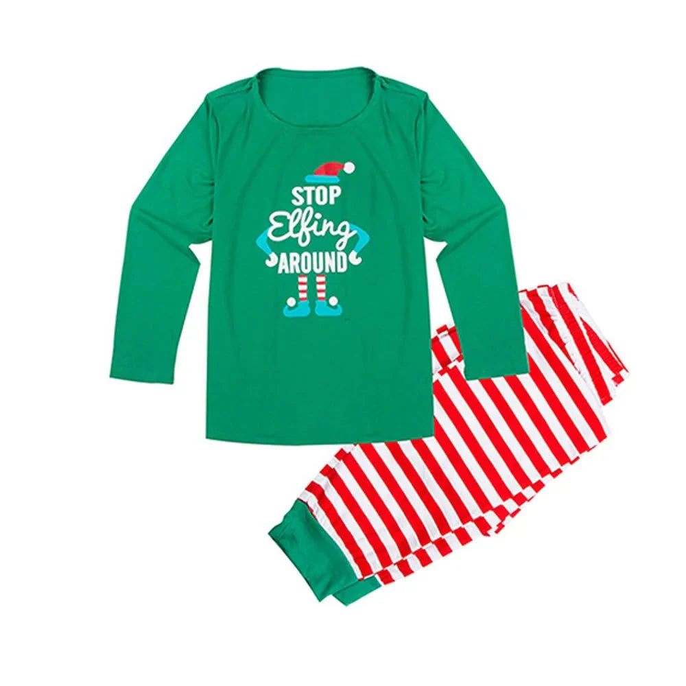 Ensemble de pyjamas de Noël en famille 2020 - Tenues d'hiver assorties