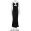 Vestido Largo Halter Elegante Sin Espalda