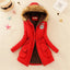 Abrigo de Invierno Estilo Preppy para Mujer