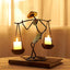Candelabro en Forma de Linterna - Decoración de Hogar Inspirada en el Estilo Nórdico