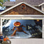 Banner de puerta de garaje Halloween Bosque Nebuloso