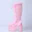 Bottes d'hiver à talons épais