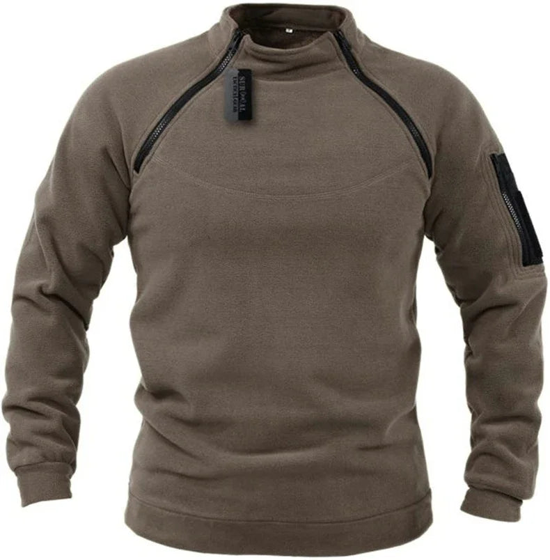 Men's Tactical Fleece Jacket for Outdoor Adventures